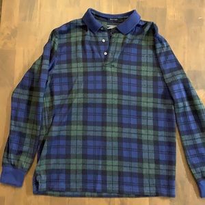 Lands End - Long Sleeve Supima Cotton Polo - Medium